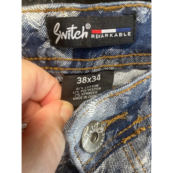 Switch Slim Tapered Jeans‎ Size 38 X 34  Mens - Picture 6 of 9